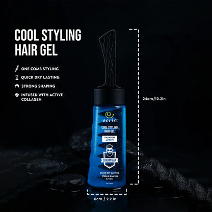 Premium Cool Styling Hair Gel With Active Collagen -280ml