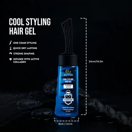 Premium Cool Styling Hair Gel With Active Collagen -280ml