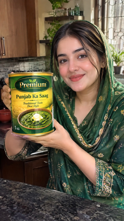 Premium Punjab Ka Saag – Traditional Desi Taste | 1 KG