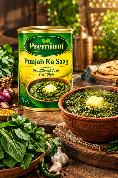 Premium Punjab Ka Saag – Traditional Desi Taste | 1 KG