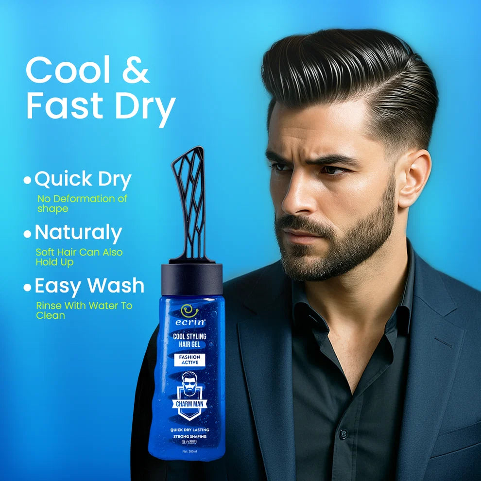 Premium Cool Styling Hair Gel With Active Collagen -280ml