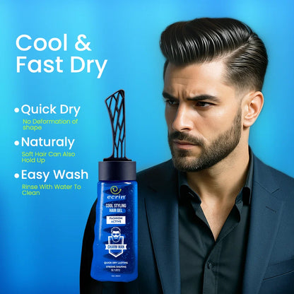 Premium Cool Styling Hair Gel With Active Collagen -280ml