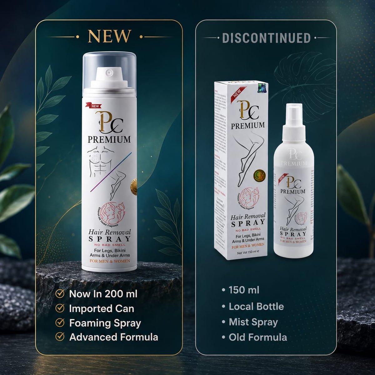 Hair Removal Foaming Spray